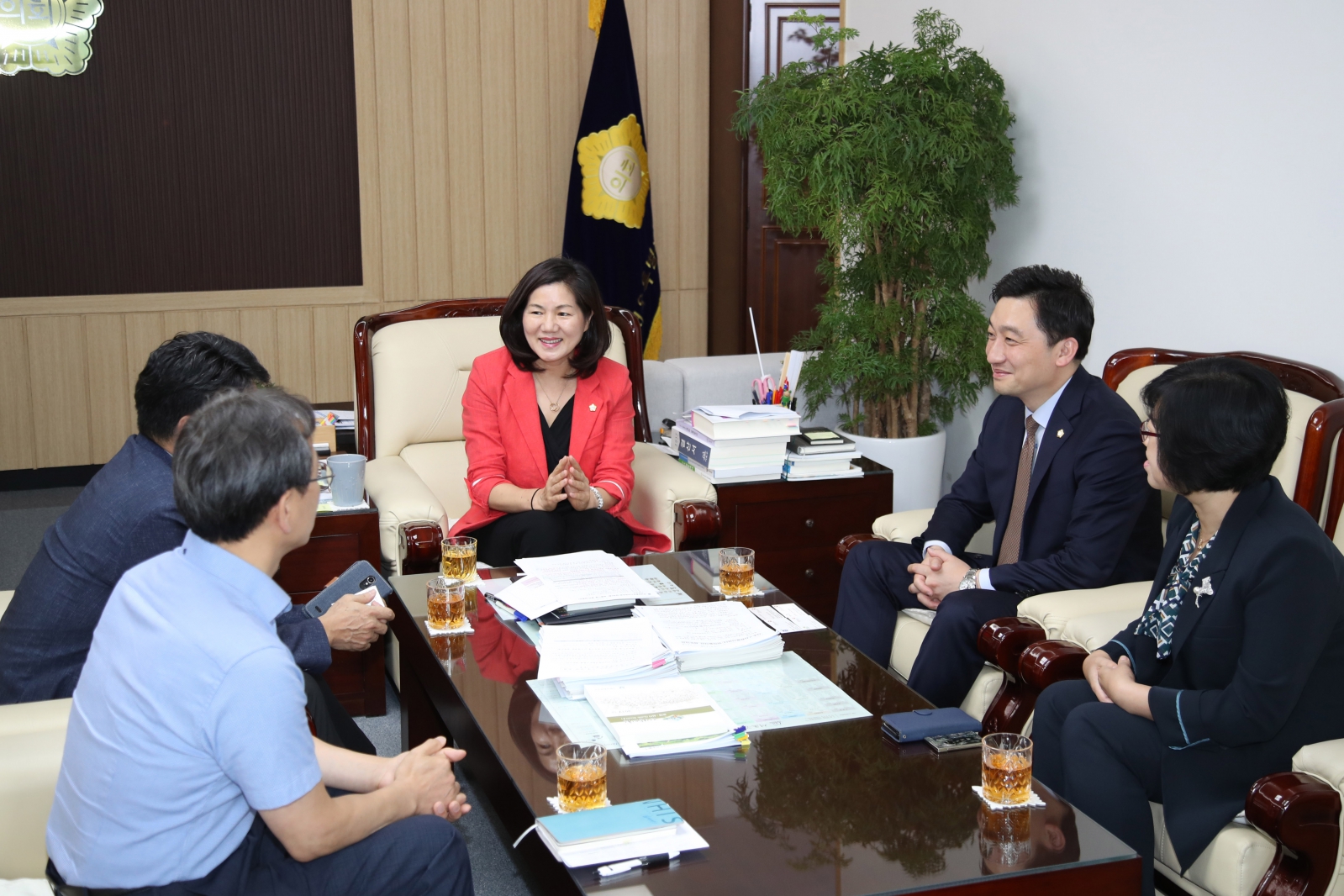 건강보험공단 서초 남북부지사장 면담