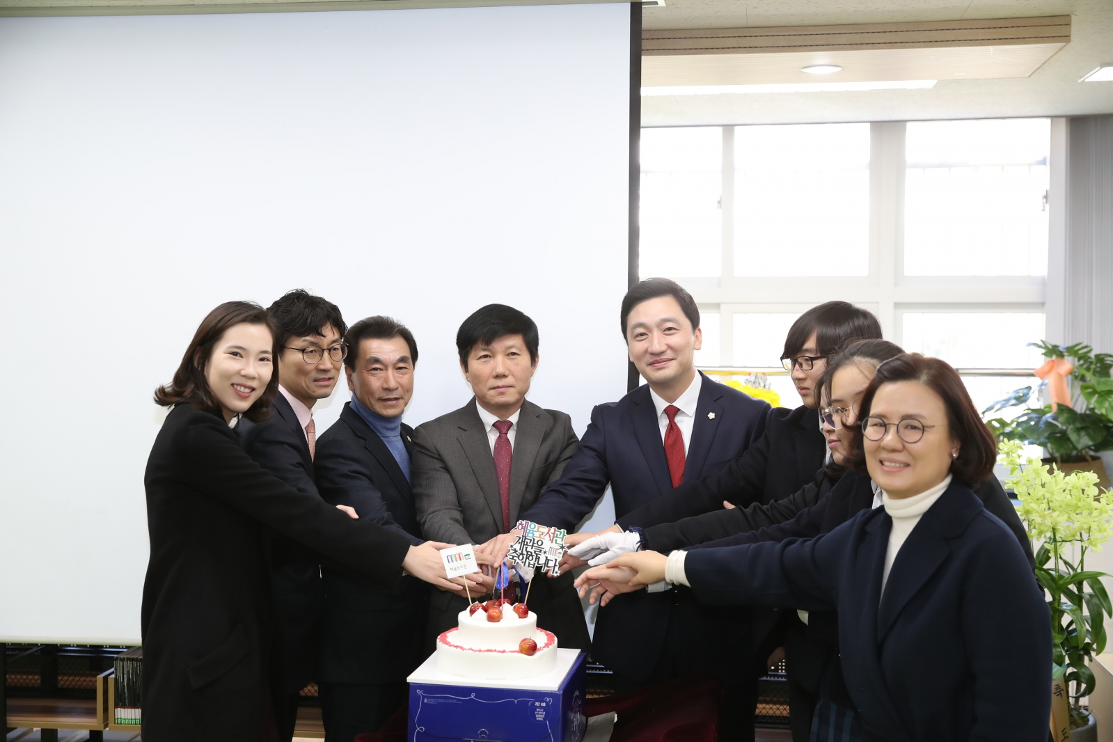 서초중학교 혜윰도서관 개관식