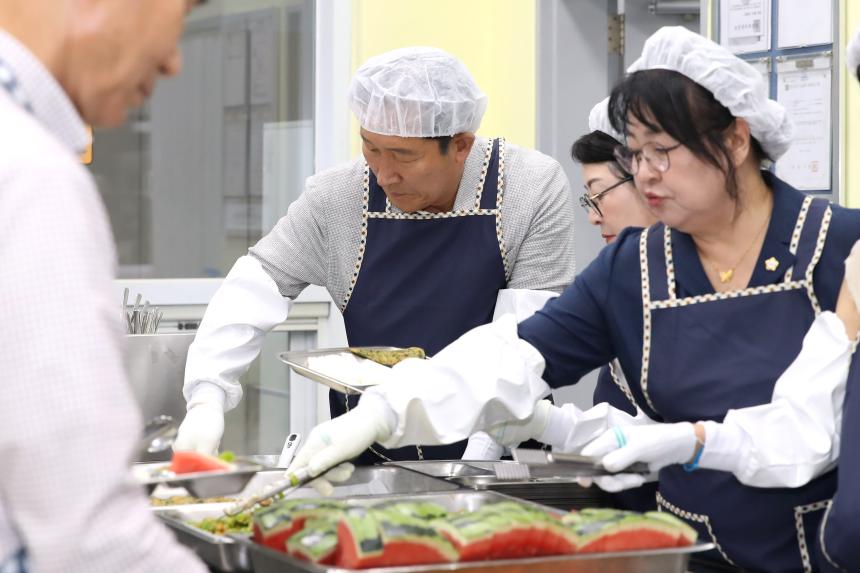 삼계탕 배식봉사